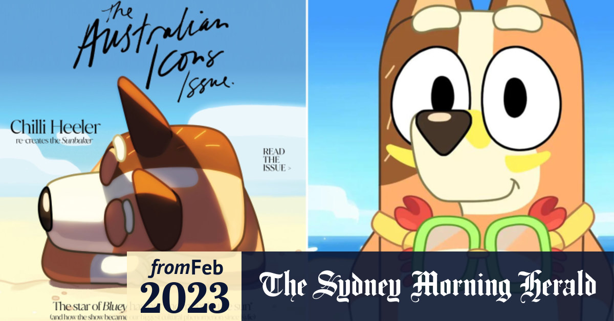 Bluey’s mother Chilli on the cover of In Style Australia